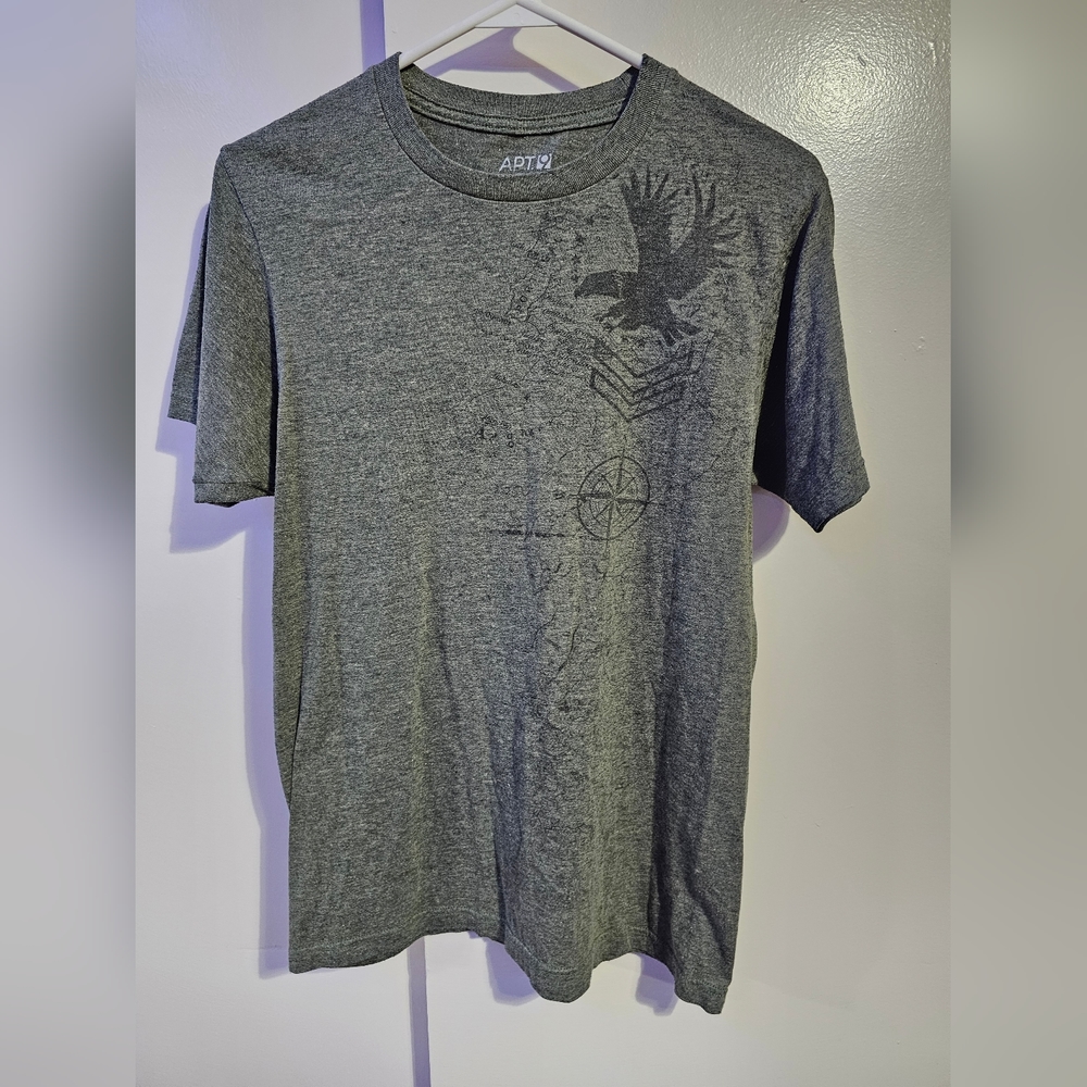 Apt. 9 Men's Small Army Green Eagle Graphic T-Shirt